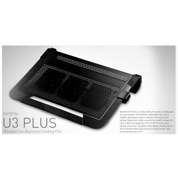 COOLER MASTER NOTEPAL U3 PLUS TI VERSION NOTEBOOK COOLING PAD COOLER MASTER NOTEPAL U3 PLUS TI VERSION NOTEBOOK COOLING PAD